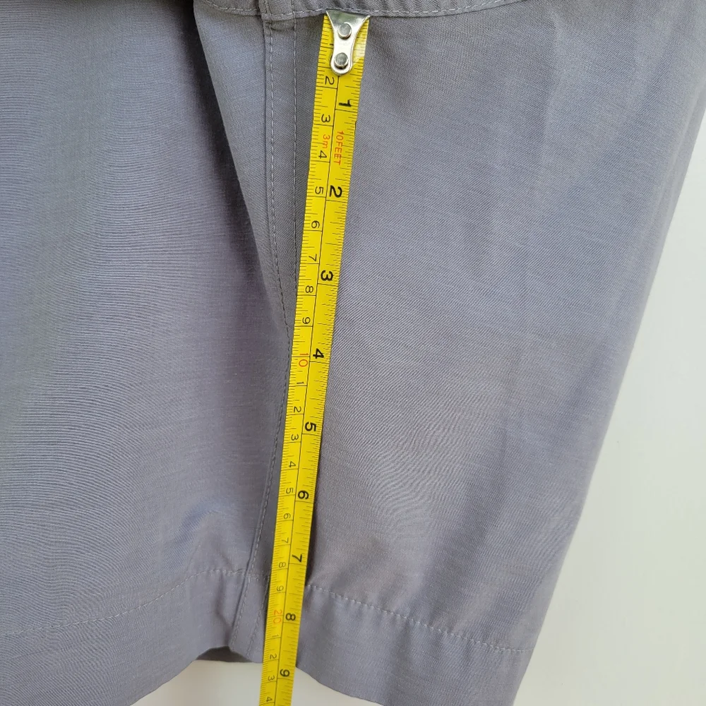 Faherty All Day Shorts Drawstring Hybrid Casual Ice Gray 9